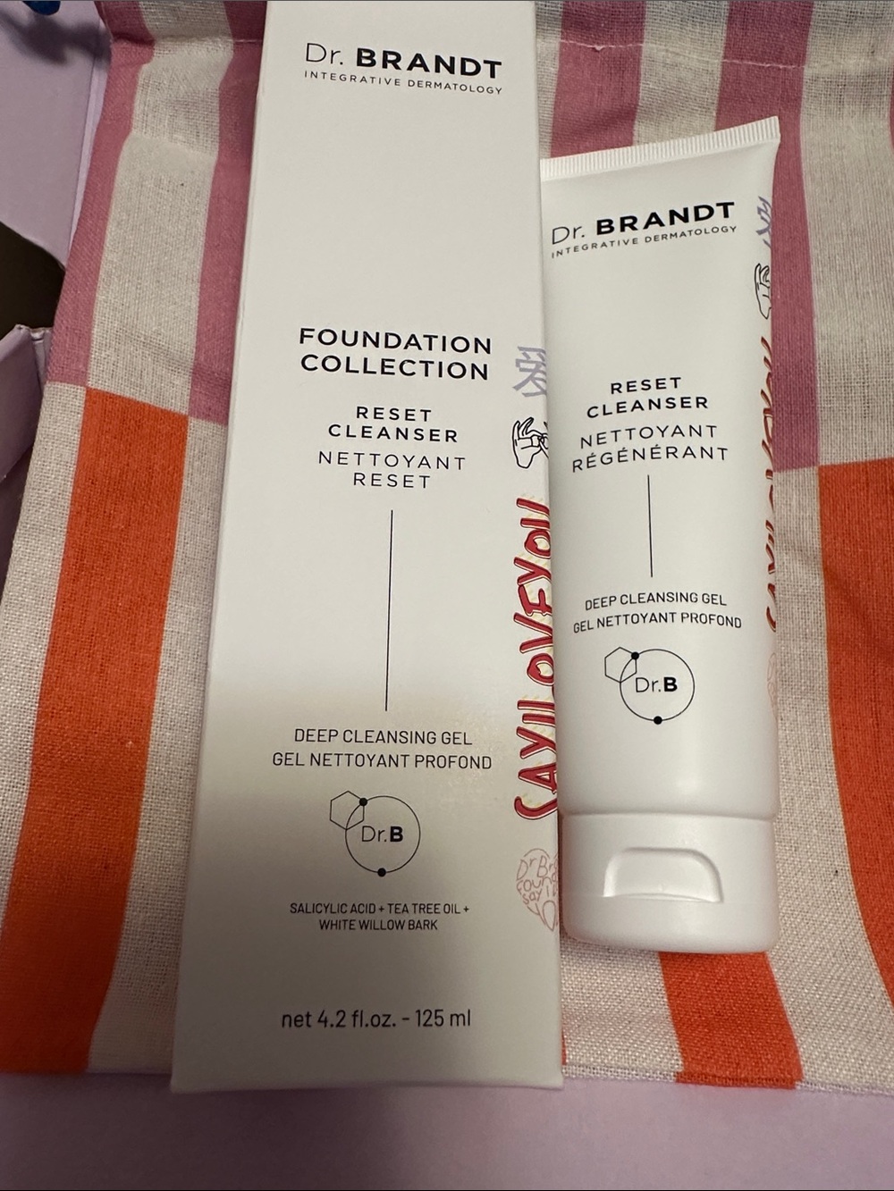 New Dr. Brandt reset cleanser